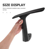 Black Plastic Armrest for Gaming and Office Chairs Comfortable Support V1370-AZ4-08870
