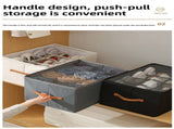 Premium Heavy Duty Shoe Storage Box 16 Grids Beige 43cm Cube Foldable Fabric Wardrobe Organiser with V888-ELOSUNG41555
