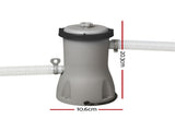 Bestway Pool Pump Cartridge Filter 530GPH 2006L/H Flowclear Filters Cleaner BW-FIL-PUMP-58383