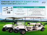 Golf Cart ADC Motor Brush Kit,Fits Club Car EZGO 73120-G25 1021862-01,102187101 V1259-DP01-A-5444