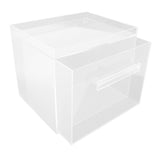 Face Towel Storage Box Bin Container Acrylic Facial Towels Holder with Drawer for Vanity Bathroom V1294-YM0901-3117250003511