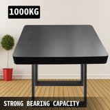 Black Metal Table Legs Set of 2 Steel Table Legs 35x28 Inch Dining Table Legs Office Table Legs V952-ZTHS900X72MM00001V0