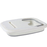 Foldable Foot Soak Tub TPE Collapsible Deep Tub with Lid for Heat Retention, Foot Massage, V1232-ZTZYP002
