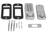 Digit Password Lock Zinc Alloy Coded Door Lock Waterproof Keyless Door Lock for Home Office V1294-YM0715-3114210139811