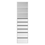 Artiss 6 Chest of Drawers Tallboy Cabinet White FURNI-N-CDR-6D3S-WH-AB