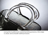 Glass Vase Transparent Hand Basket Living Room Flower Arrangement Creative Bag Fish Tank V1294-YM0512-221122LD04-3