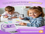 32GB Kids Digital Camera with 1080P HD and Instant Printing, 2.4-Inch Screen, Includes Paper, for V1188-MS-325-0193