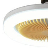 Ceiling Fan Light 30W ABS Housing 9.8in 2 in 1 White E27 LED Mini Lighting Ceiling Fan for Living V1294-YM0703-3114230020911