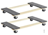 Furniture Dolly, 454kg Each Load Capacity, 2 Packs, 457.2x762mm, 8x76mm PP Swivel Casters, Heavy V952-WGC1830INCHMZV40OV0