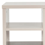 Lamp Table 3 Open Storage Cabinet MDF in Champagne Colour V43-LT-MAXL