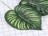 30pcs Artificial Watermelon Leaves Cloth Greenery, Flower Arrangement Accent, Bedroom Display Piece, V1192-AZ-W-21849