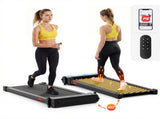 Everfit 2 in 1 Walking Pad Treadmill Dual-Sided Under Desk Treadmills Foot Massage for Home Gym TMILL-400-FMS-PAD
