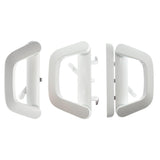 Sliding Patio Door Handle Set Mortise Lock Suitable for Sliding Glass Patio Door White V324-SLDOORLC-WH-NK