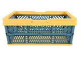 Collapsible Baskets with Handles PP Waterproof Collapsible Storage Crates for Home Kitchen Bedroom V1294-YM0703-3117230068512