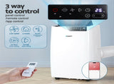 Devanti Portable Air Conditioner Dehumidifier Fan 12000BTU PAC-B-12000-WH