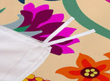 Vibrant Botanical Garden Quilt / Doona / Duvet Cover set V745-AQ043801E3