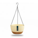 Hanging Double Chain Hanging Basket Planter Home Balcony Indoor Automatic Water Absorbing Basin V1294-YM0626-230208LD01-C