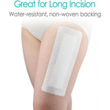 10 Pcs Waterproof Adhesive Island Dressing 4"x10" for Post Knee Replacement Hip Surgery Shower V1370-AZ4-17681