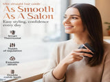 Mini Hair Straightener, Rechargeable & Cordless 3-Temp Hot Brh, Portable Styler for Smoothing, V1258-DP02-F-398