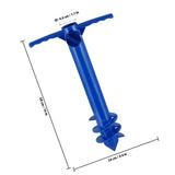Spiral Sand Anchor Blue for Beach Umbrella Firm Ground Fixing V1370-AZ4-14227