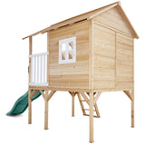 Lifespan Kids Archie Elevated Cubby House with Green Slide V420-LKCH-ARCHIE-EL