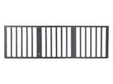 Wooden Pet Gate Dog Fence Retractable Grey 2000x 3MM PT1060-3-GY