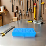 Garage Organization Pallets, Blue Plastic, Moisture Isolation, Heavy Load Stability, Easy Setup V1369-AZ3-W-19286
