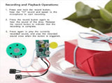 5X DIY Voice Module Card 4 Minutes Recording Playback Voice Sound Chip Voice Greeting Card for V1370-AZ4-07676