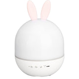 Night Light Projector Kids LED USB Cute Rabbit Projector with Bluetooth Speaker Remote Control V1294-YM0901-3119240047011