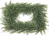 4 Pcs Squared Shape Flower Wreath Iron Ring Hanging Branches Ring for Festival Decoration Craft Wall V1294-YM0901-210204HT0933