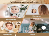 Mirror Lighted Mirror Makeup Mirror 10x Magnifying Mirror Double-Sided Lighted Makeup Mirror V1188-MS-313-0593