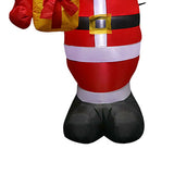 4.92ft Christmas Inflatable Santa Outdoor Decoration Blow Up Yard Standing Santa with Built in LED V1294-YM0901-3115240049111