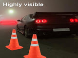 18 inch Traffic Cones, 2PCS Collapsible Orange Cones for Parking, Parking with Reflective Collars, V1259-DP01-A-4427