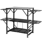 VEVOR Kitchen Table, One-piece Folding Portable Cook Station with A Carrying Bag, Aluminum V952-BJKYDCFHSBDSTYUGSV0