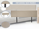Linen Fabric Double Bed Headboard Bedhead - Beige V63-800807