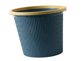 Trash Bin Plastic Exquisite Modern Garbage Container Can for Bathroom Kitchen Living Room Large Dark V1294-YM0710-3117230371812