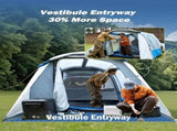 Inflatable SUV Tent with Pump 2.0, 30% More Space, Easy Set-up Car Tent for 6 Person Family Camping, V1259-SUVTENT-6P-DUAL