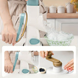 Three-Step Hand-Crank Ice CrusherTransparent Ice Box for Visible Operation, Anti-Slip Effort-Saving V1102-SCZBJ001