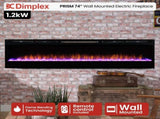 Dimplex PRISM Wall Mounted Electric Fireplace - 74-inches BLF7451-AU