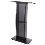 120cm Acrylic Podium Stand Black V63-931381