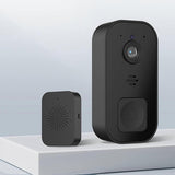 Wireless Video Doorbell Camera, 2.4GHz WiFi, Black V1263-JX-5056