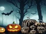 7pcs Simulated Pumpkin Glossy Paint Lightweight Creative Reusable Foam Pumpkin for Decoration Prop V1294-YM0901-3115240060518