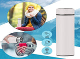 Clearance Back to School Supplies! JWDX Led Smart Touch Screen Temperature Measurement Thermos Cup V1189-LWWAL-20260325-03153