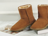 Australian Sheepskin Merino Wool UGG 3/4 Boots Moccasins Slippers Shoes Classic - Chestnut V563-D5830-CHESTNUT-5