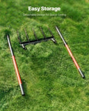 VEVOR 5 Tines Broad Fork Garden Tool U-Shaped Pitch Fork for Gardening Spading V952-HYCWJCGC5C1J0LGD6001V0