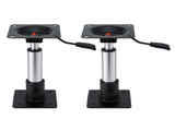 Seamanship Boat Seat Pedestal 3446cm Adjustable Gas Lift 360 Degrees Swivel 2 Pack BS-PED-GL-3446-BKX2