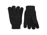 DENTS 3M Thinsulate Mens Wool Knit Gloves With Rib Cuff Warm Winter - Black V563-5-4500-BLK-M