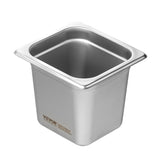 6 Pack Hotel Pans, 1/6 Size Anti-Jam Steam 0.8mm Thick Stainless Steel Restaurant Steam Table V952-16FCCPBXG6JTSOEA6V0