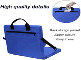 Stadium Seats Back Support, Indoor and Outdoor Folding Chair Cushion, Portable Stadium Cushion V1192-AZ-W-10040