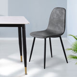 Levede 8x Dining Chairs Kitchen Eames CH1058-4-GYX2